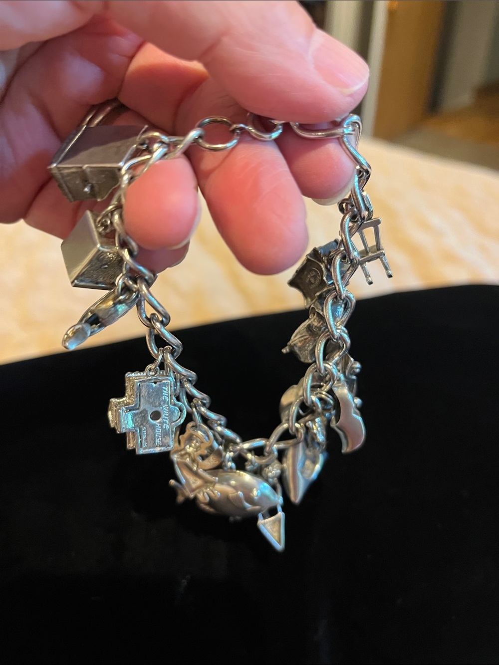 Sterling silver Women’s Charm Bracelet - Classic Multi-Charm 79 g